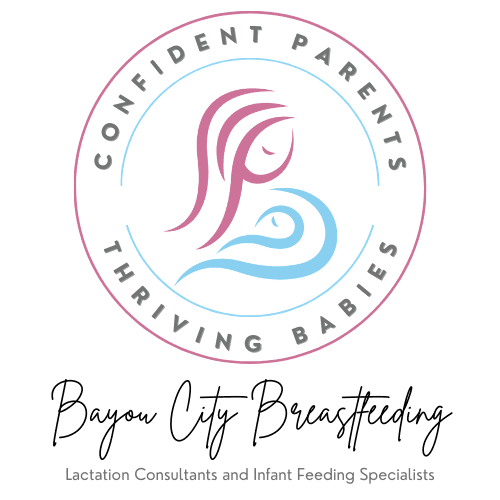 The logo Bayou City Breastfeeding.