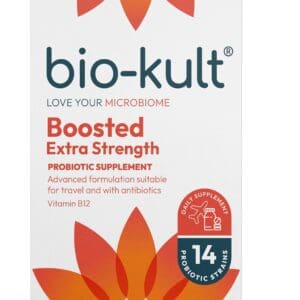 Bio-Kult Boosted Gut Health Probiotic Supplement,14 Strains, Probiotics for Women & Men 30 Count (Pack of 1) extrinsic strength.