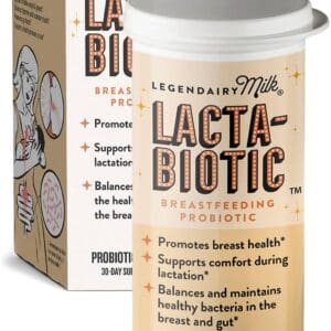 Legendairy Milk Lacta-Biotic Breastfeeding Probiotic Lactation Supplements - Breast and Gut Health for Mom and Infant Immune Health for Baby.