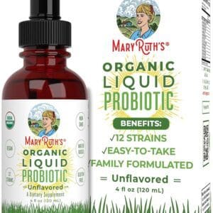 MaryRuth Organics Probiotics for Women | Probiotics for Men | Probiotics for Kids | Acidophilus Probiotic | Vegan | Non-GMO | USDA Organic | Gluten Free
liquid probiotic