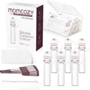 Momcozy Colostrum Collector Reusable Breast Milk Collector Kit.