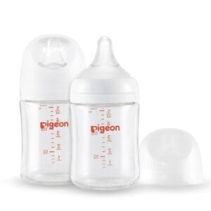 pigeon glass nursing bottle