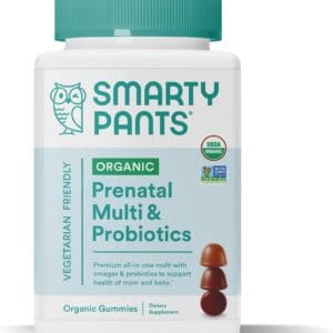 SmartyPants Organic Prenatal Daily Multivitamin & Probiotics.