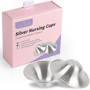 silver nursing cups