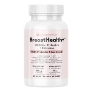 LactationHub BreastHealth Plus Pregnancy and Breastfeeding Probiotic