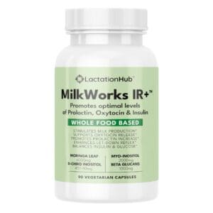 LactationHub MilkWorks IR Plus Whole Food Moringa