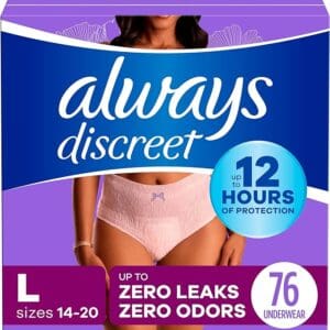 Always Discreet printed underwear women maximum