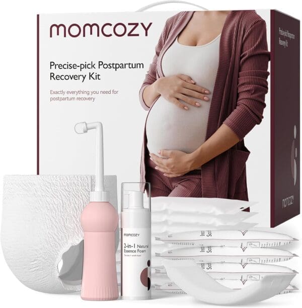 Momcozy Postpartum Recovery Essentials Kit, 19 PCS Labor Delivery Mom Care Set