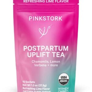 Pink Stork Postpartum Uplift Mood Support Tea