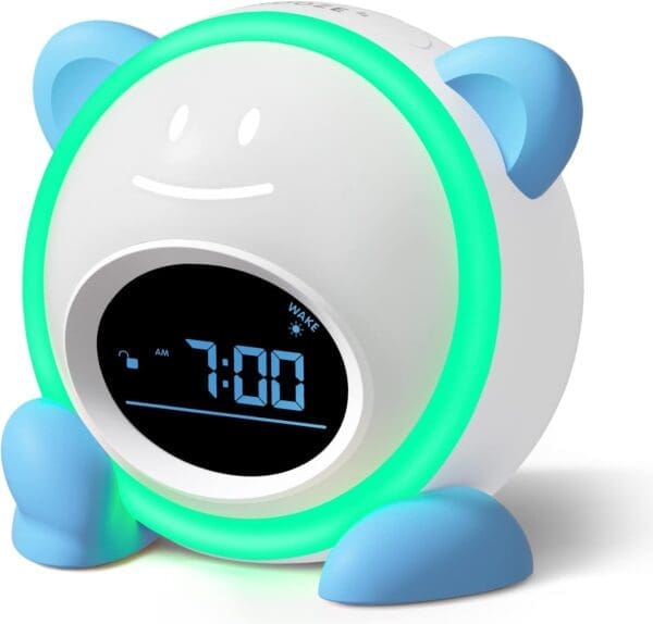 Windflyer OK to Wake Clock for Kids, Sleep Training Clock with Night Light and Sound Machine, Kids Alarm Clock for Bedrooms