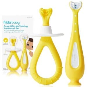 Frida Baby Grow-with-Me Training Toothbrush Set