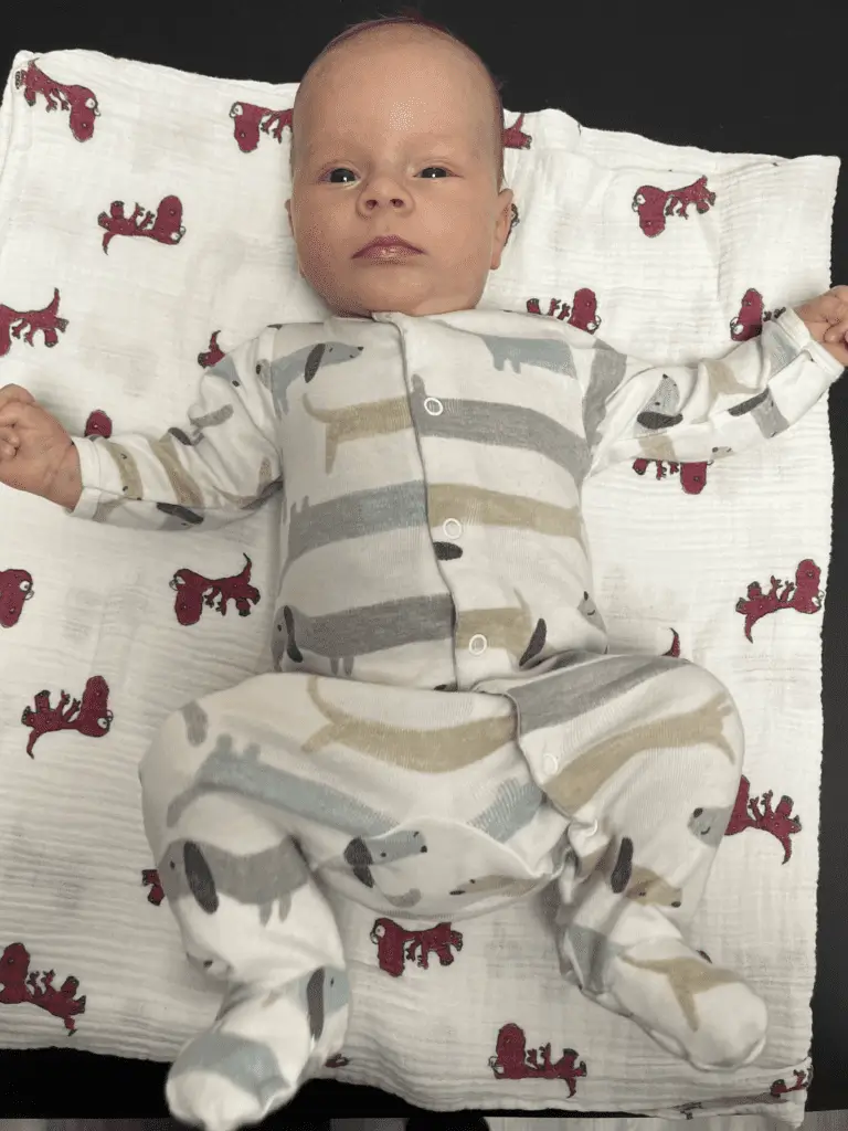 infant after bodywork session