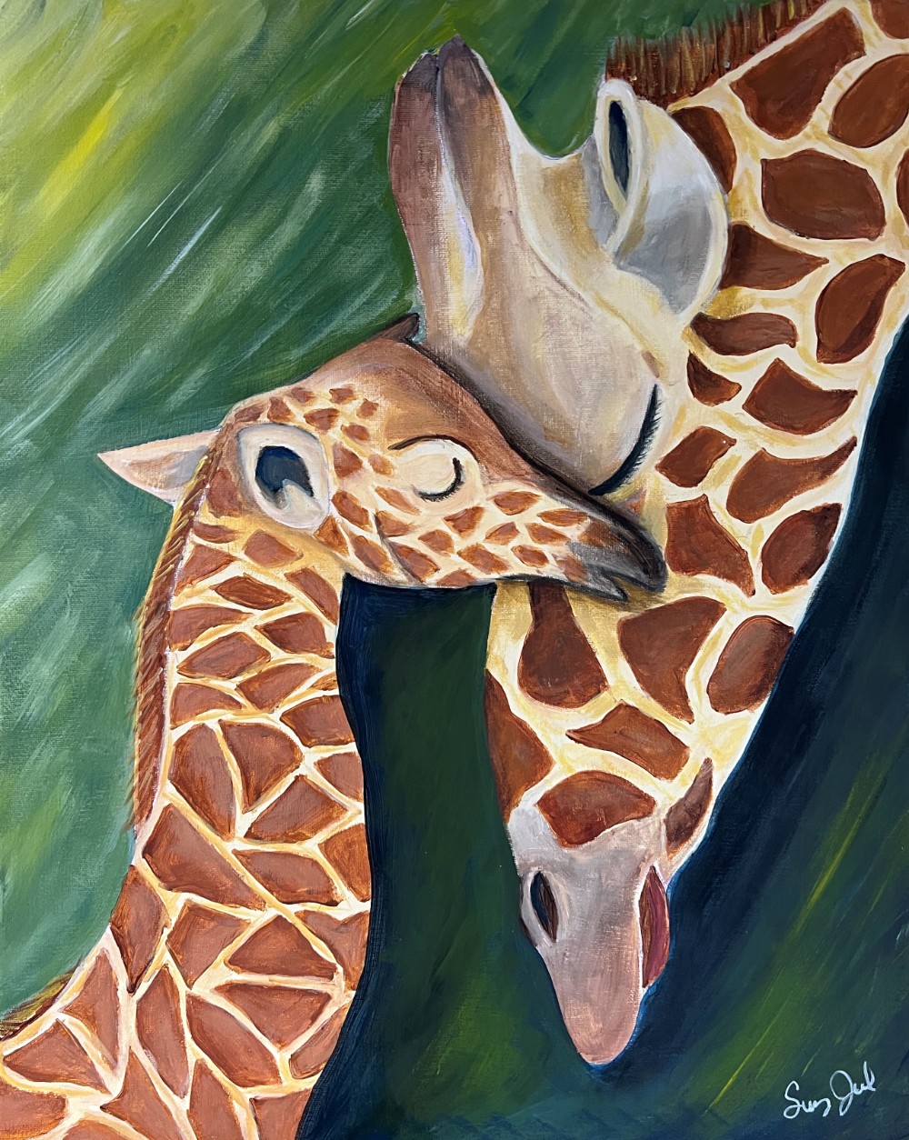 giraffes